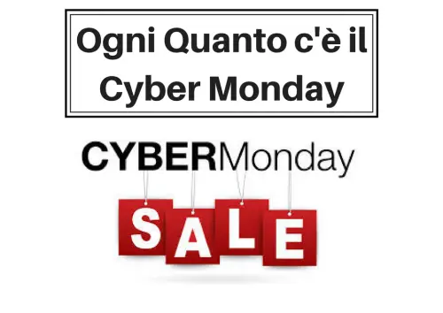 Ogni Quanto c'è il Cyber Monday
